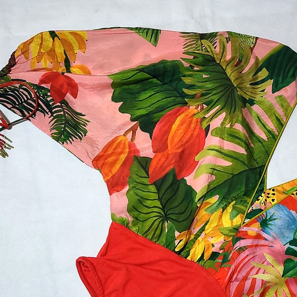 FARM Rio Colorful Jungle Print Bodysuit - Picture 12 of 14